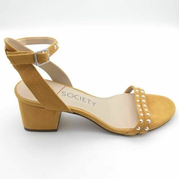 Sole Society Shoes - Sole Society Womens Hezzter Sandals Yellow 8.5